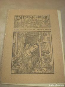 Libros antiguos: Rosa María, Novela de Mario D´ancona, Editorial Guerri, folletín de los años 30, cuadernos 141-42